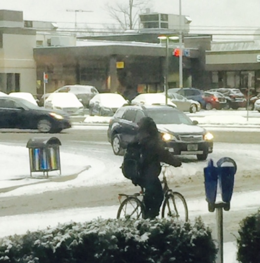 Biking In The Snow